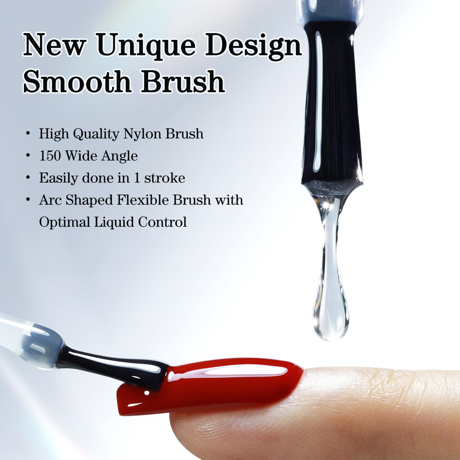 Double Rhythm long-lasting gel manicure demonstrated on swatches.
