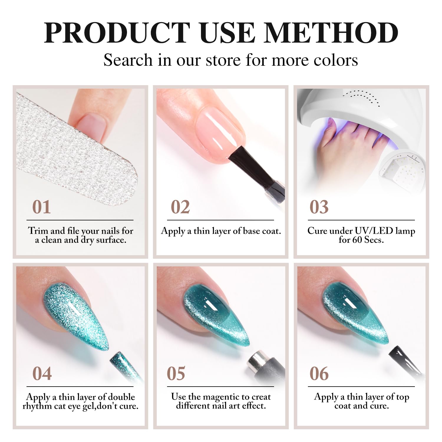 Double Rhythm long lasting shine finish adds depth to nails