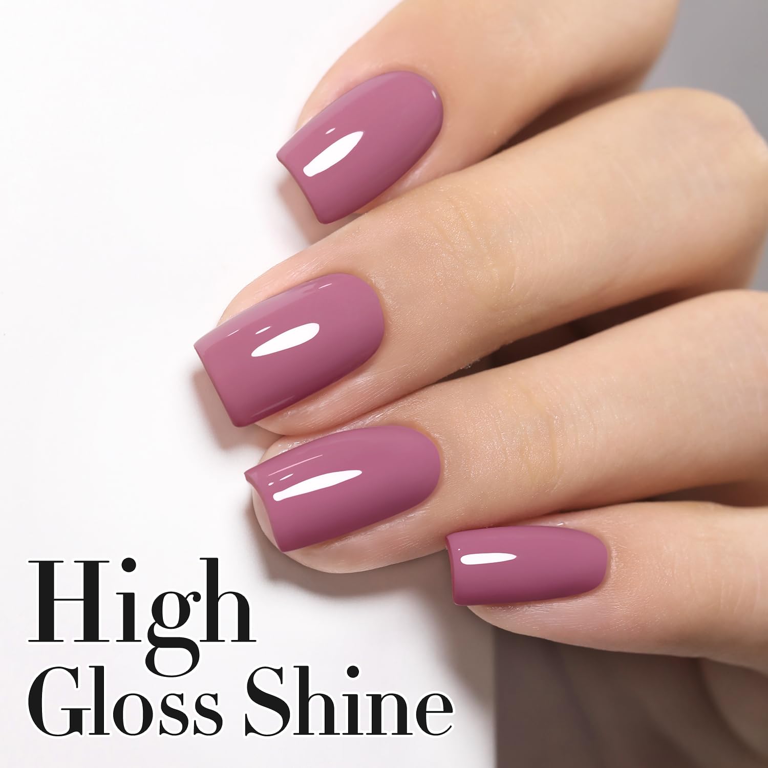 Double Rhythm Low-odor formula cares for nails with gentle scent.