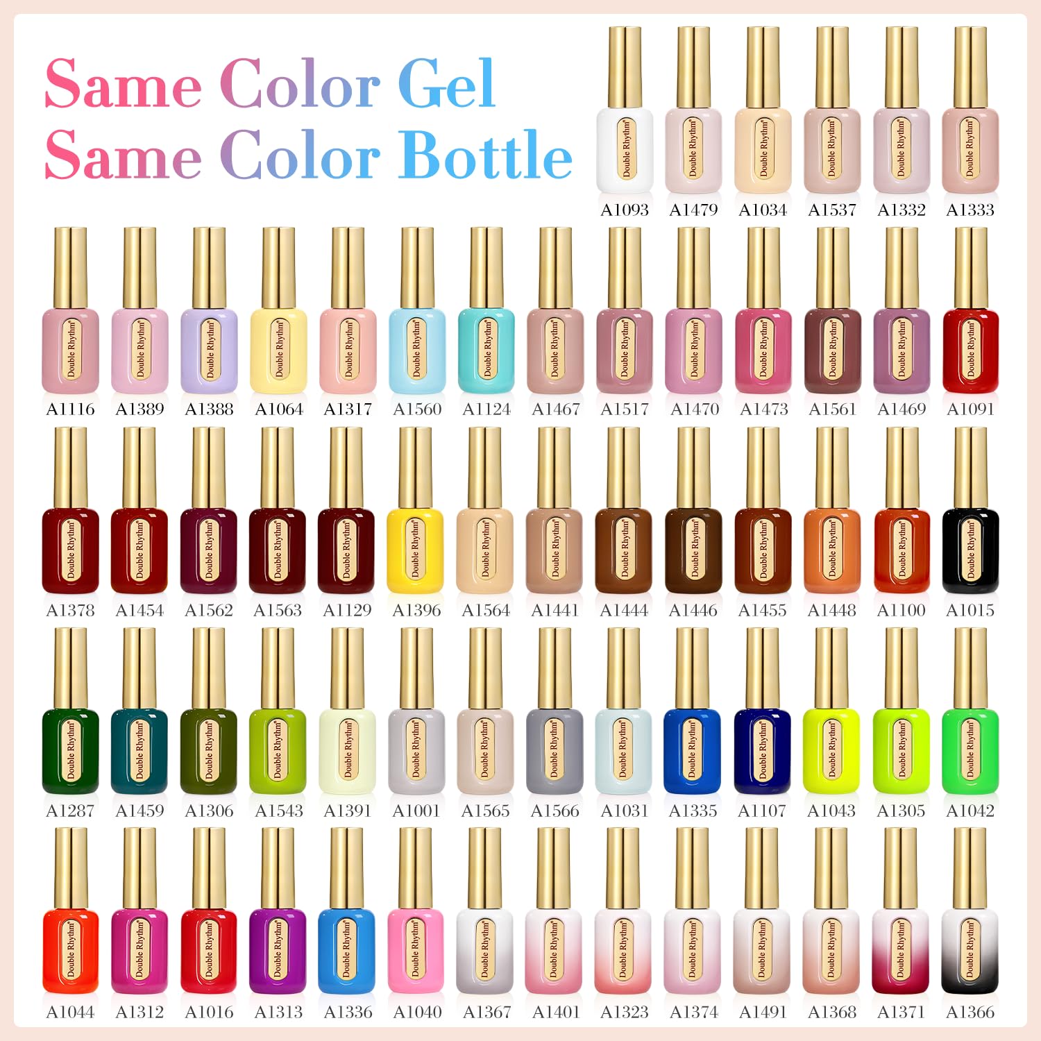 Double Rhythm low-odor healthy formula supports comfortable, toxin-free nails.
