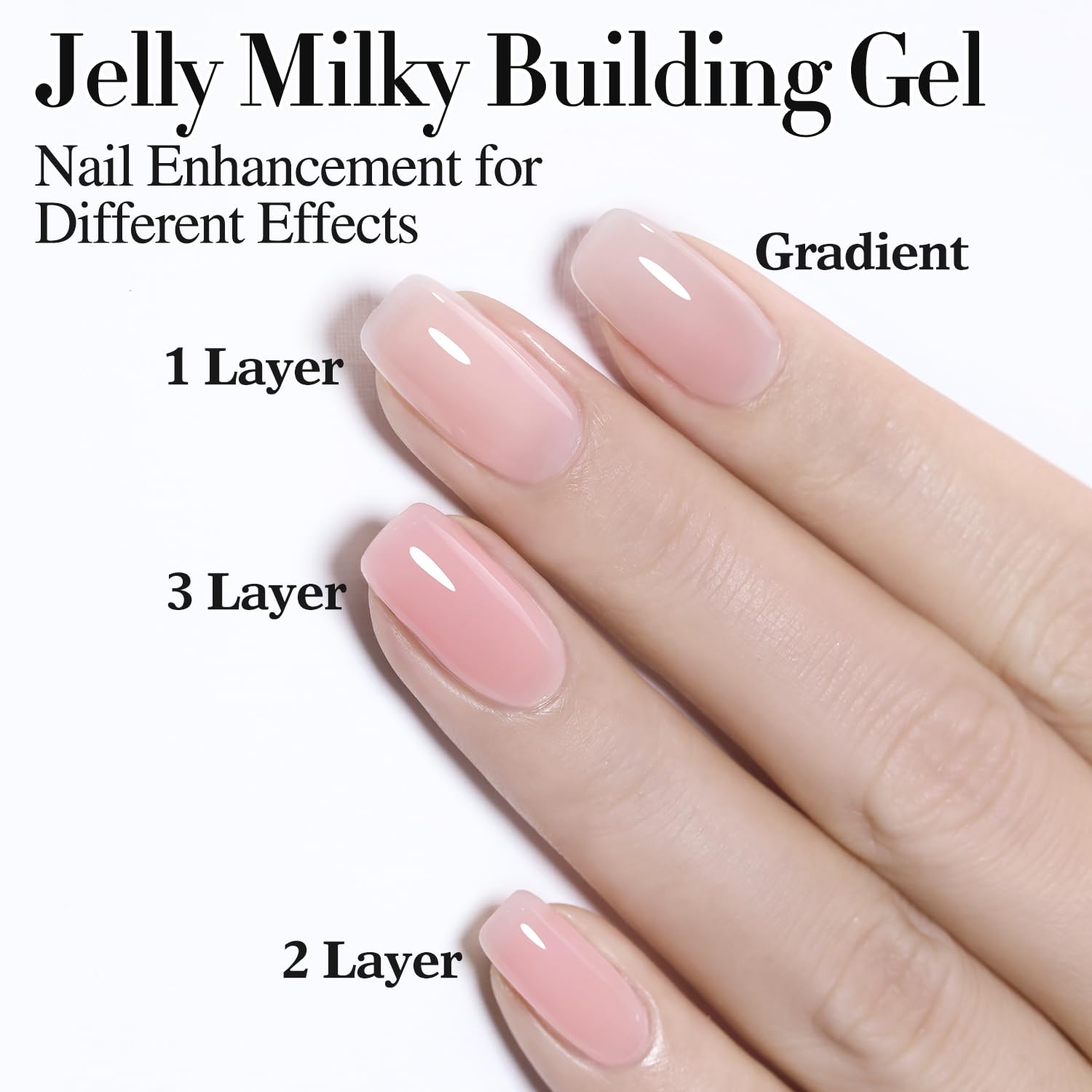 Double Rhythm high-gloss finish enhances nail art.