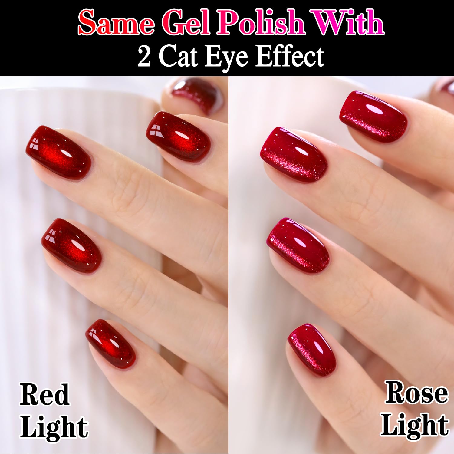 Double Rhythm magnet glitter close-up shows holographic sparkle for nail art.