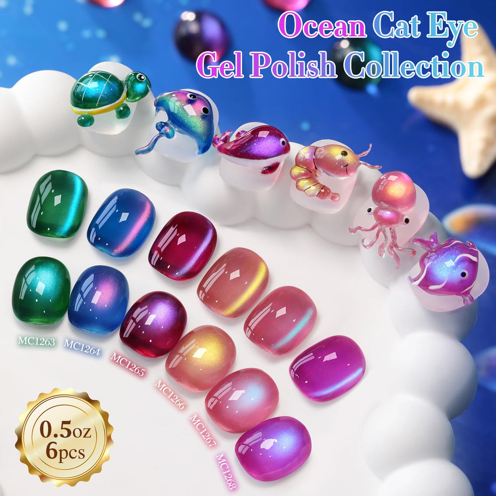 Magnetic holographic effect highlights the cat eye look