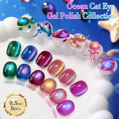 Magnetic holographic effect highlights the cat eye look
