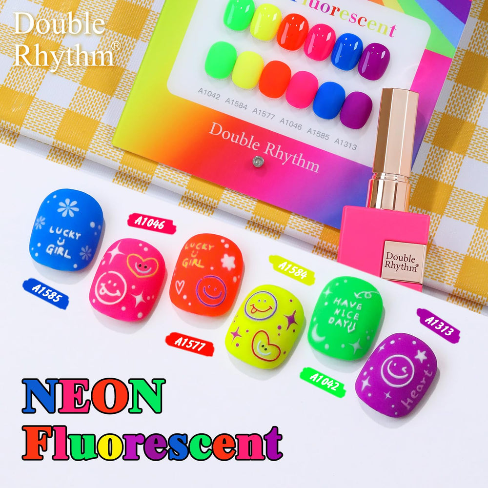 Double Rhythm nail art at-home setup for creative manicure.