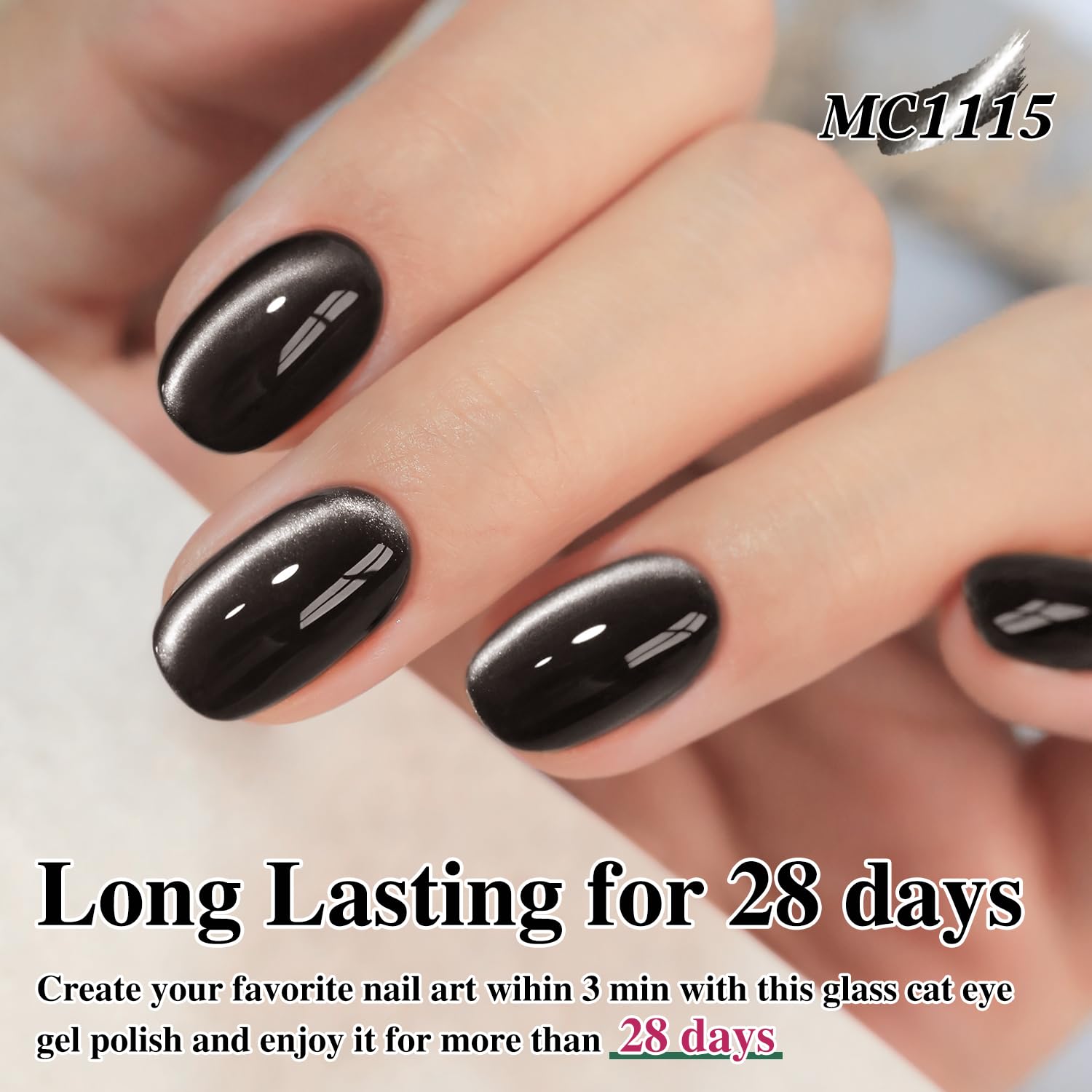 Non-toxic, low-odor formula from Double Rhythm jelly glass polish