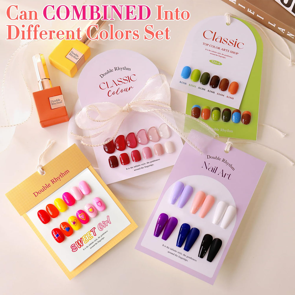 Double Rhythm non-toxic formula with low odor for comfortable at-home nails.
