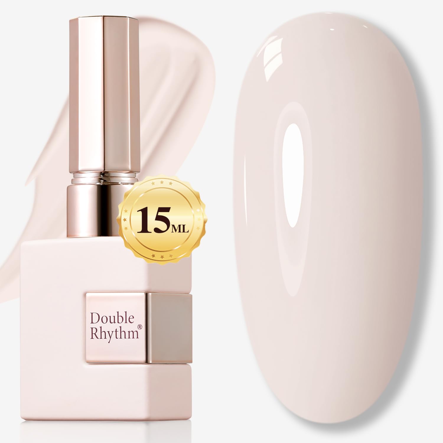 Double Rhythm Pure Sheer Gel Polish bottle ready for salon quality nails.
