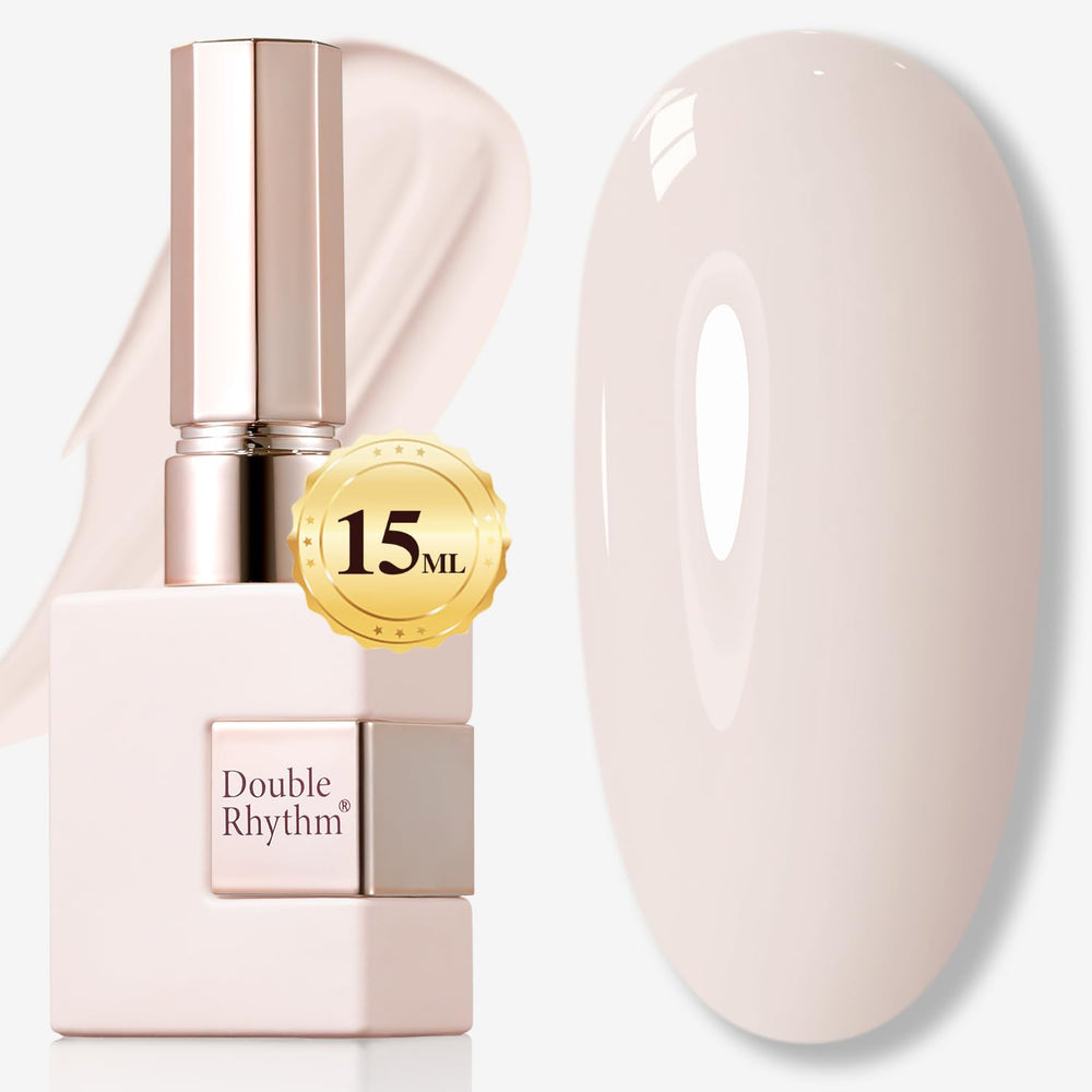 Double Rhythm Pure Sheer Gel Polish bottle ready for salon quality nails.