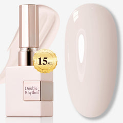 Double Rhythm Pure Sheer Gel Polish bottle ready for salon quality nails.