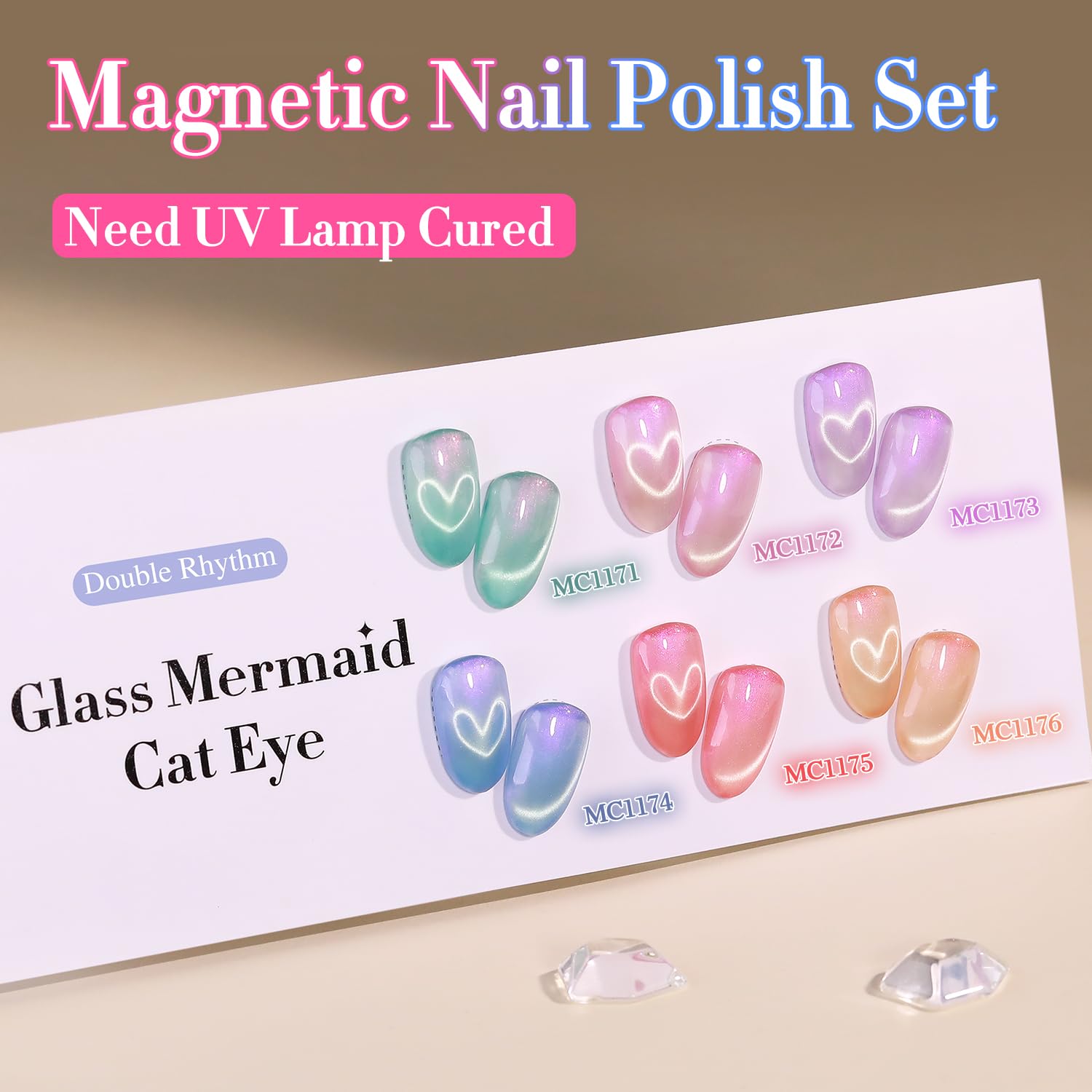 Double Rhythm Rose T6-31 magnetic holographic finish adds depth and shine.