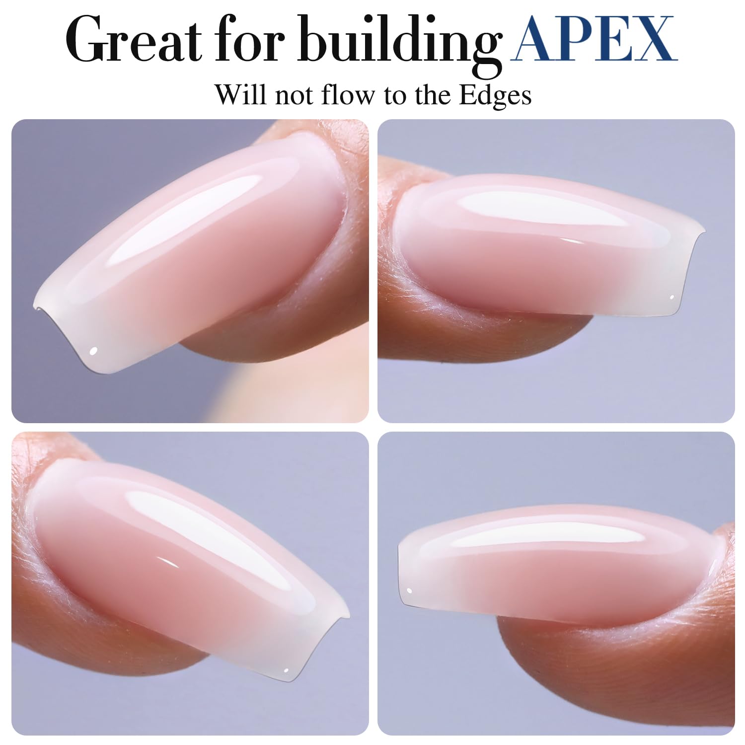Double Rhythm soak-off gel bottle for easy removal.