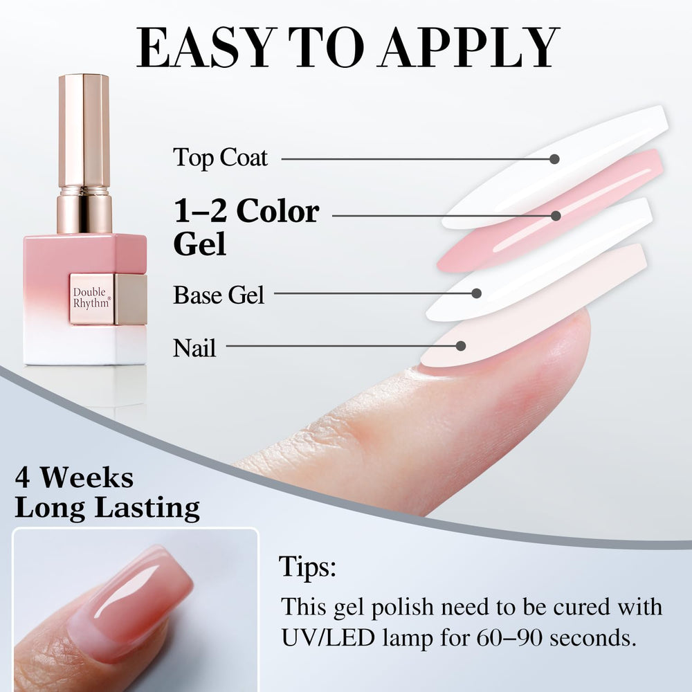 Double Rhythm soft palette nails ideal for everyday styling