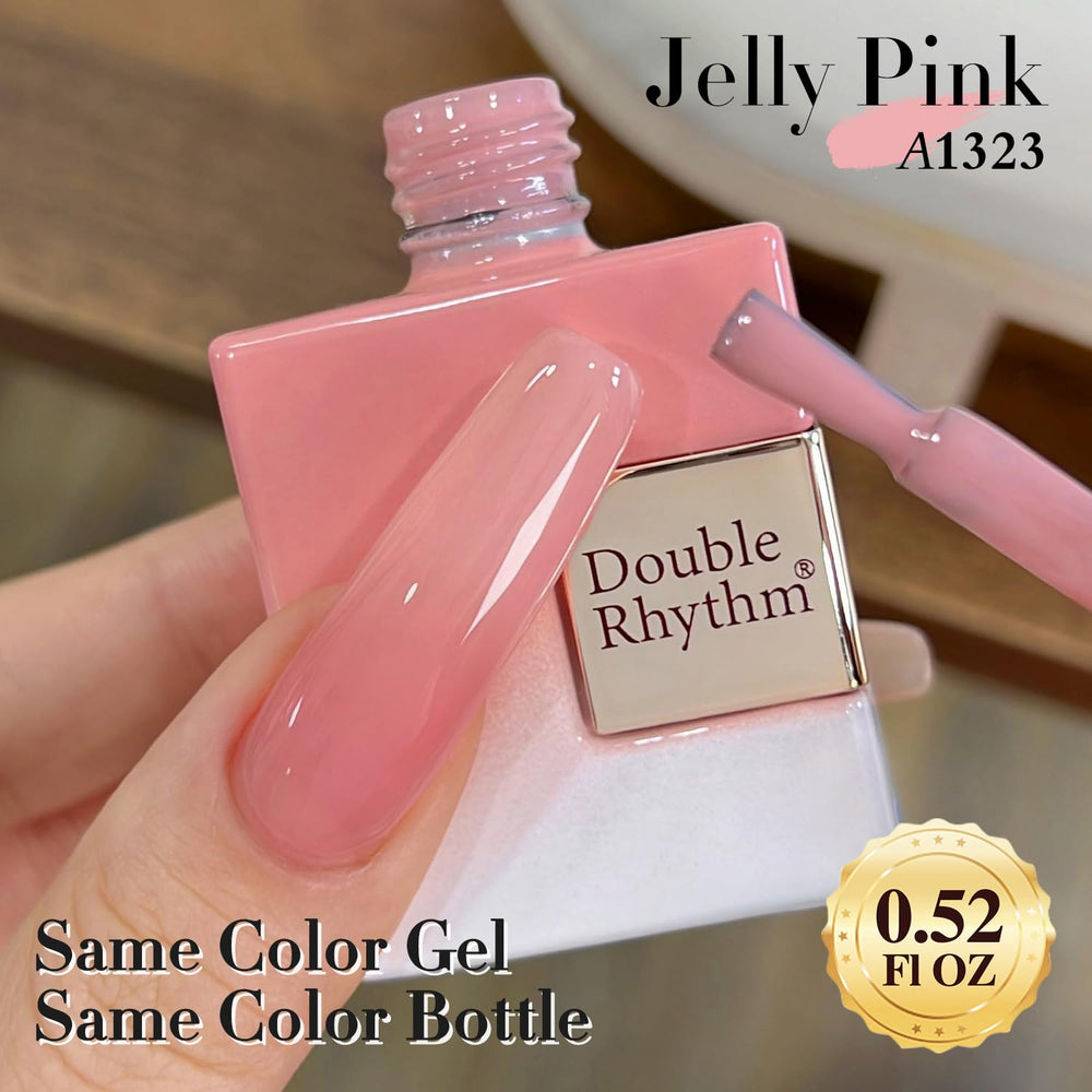 Double Rhythm swatch strip demonstrates layered jelly color effects