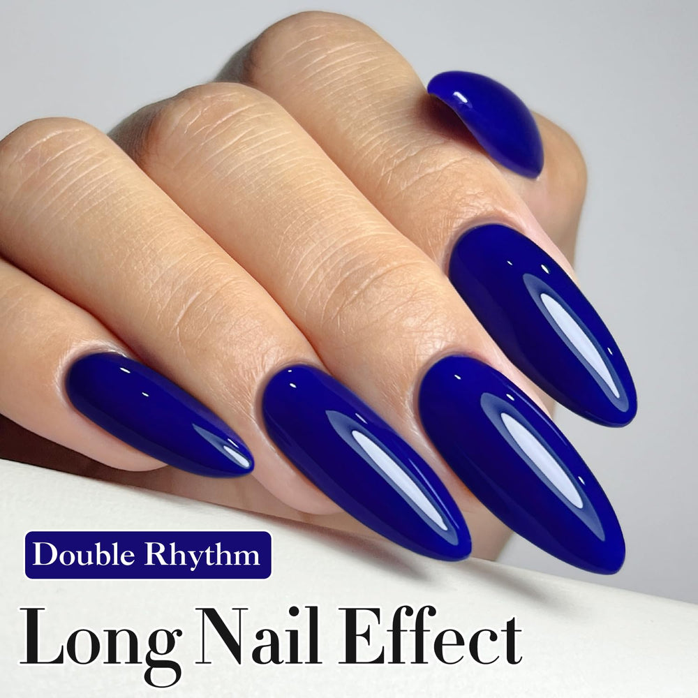 Double Rhythm top coat bottle delivering a high-gloss finish.