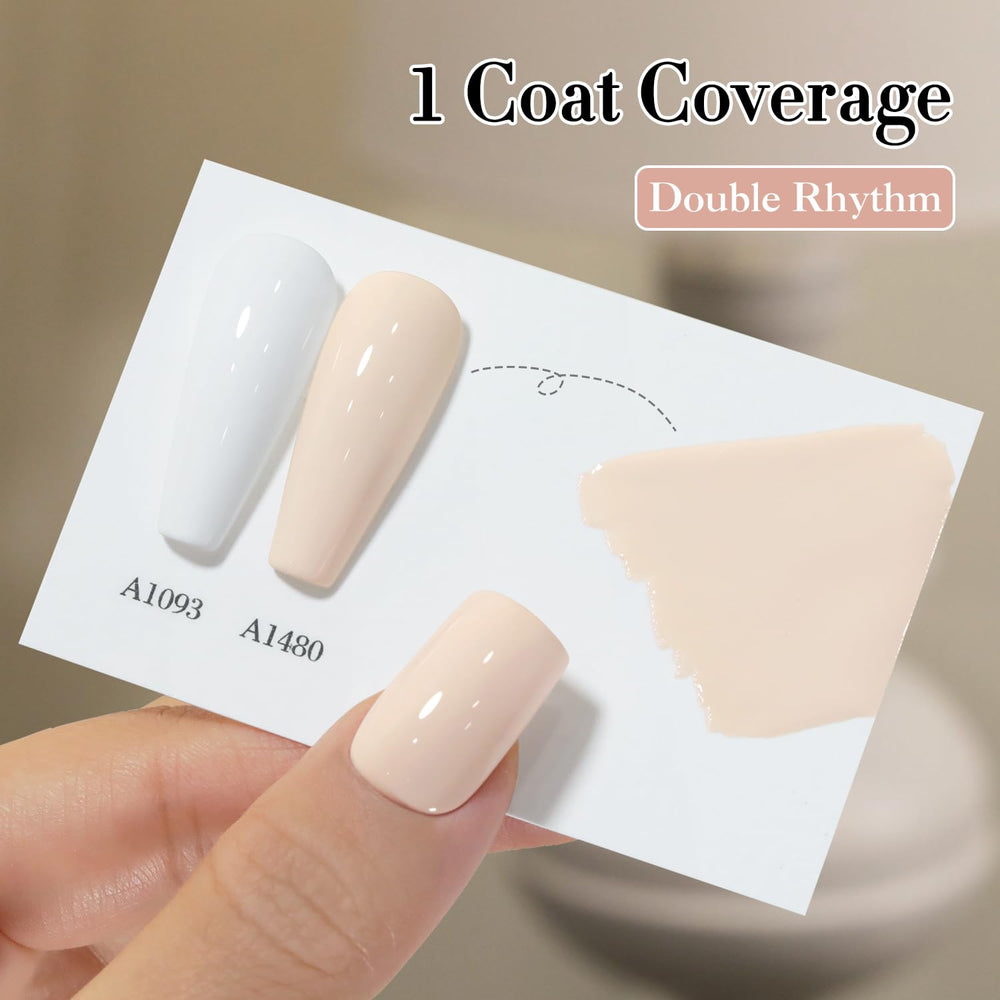 Top coat creates high-gloss finish with Double Rhythm