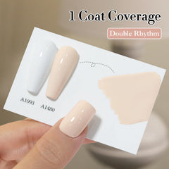 Top coat creates high-gloss finish with Double Rhythm