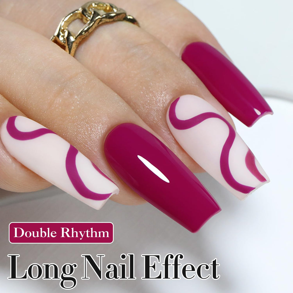 Double Rhythm UV LED cure for fast set in minutes