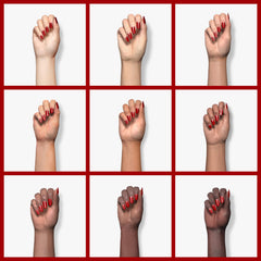 Double Rhythm UV LED cure guidance for quick salon-like finish