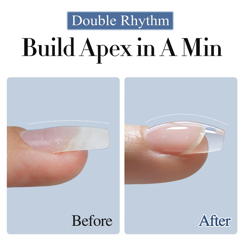 Double Rhythm gel under UV/LED lamp for quick cure