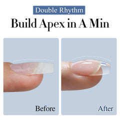 Double Rhythm gel under UV/LED lamp for quick cure