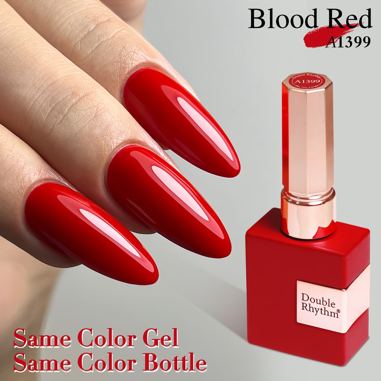 Base gel Doublerhythm para adherencia sólida de uñas