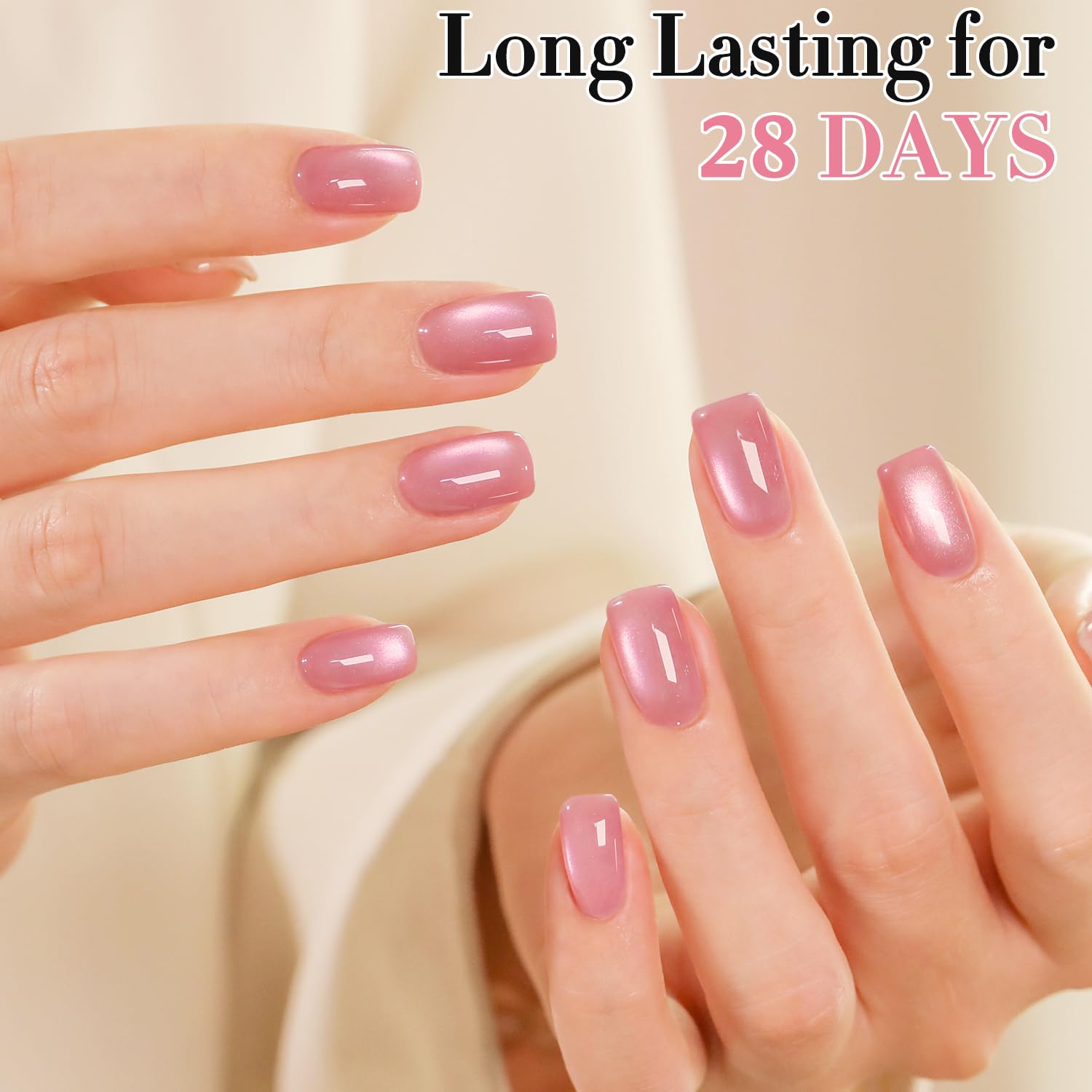 Double Rhythm esmalte gel curado con LED/UV en 60–120 segundos