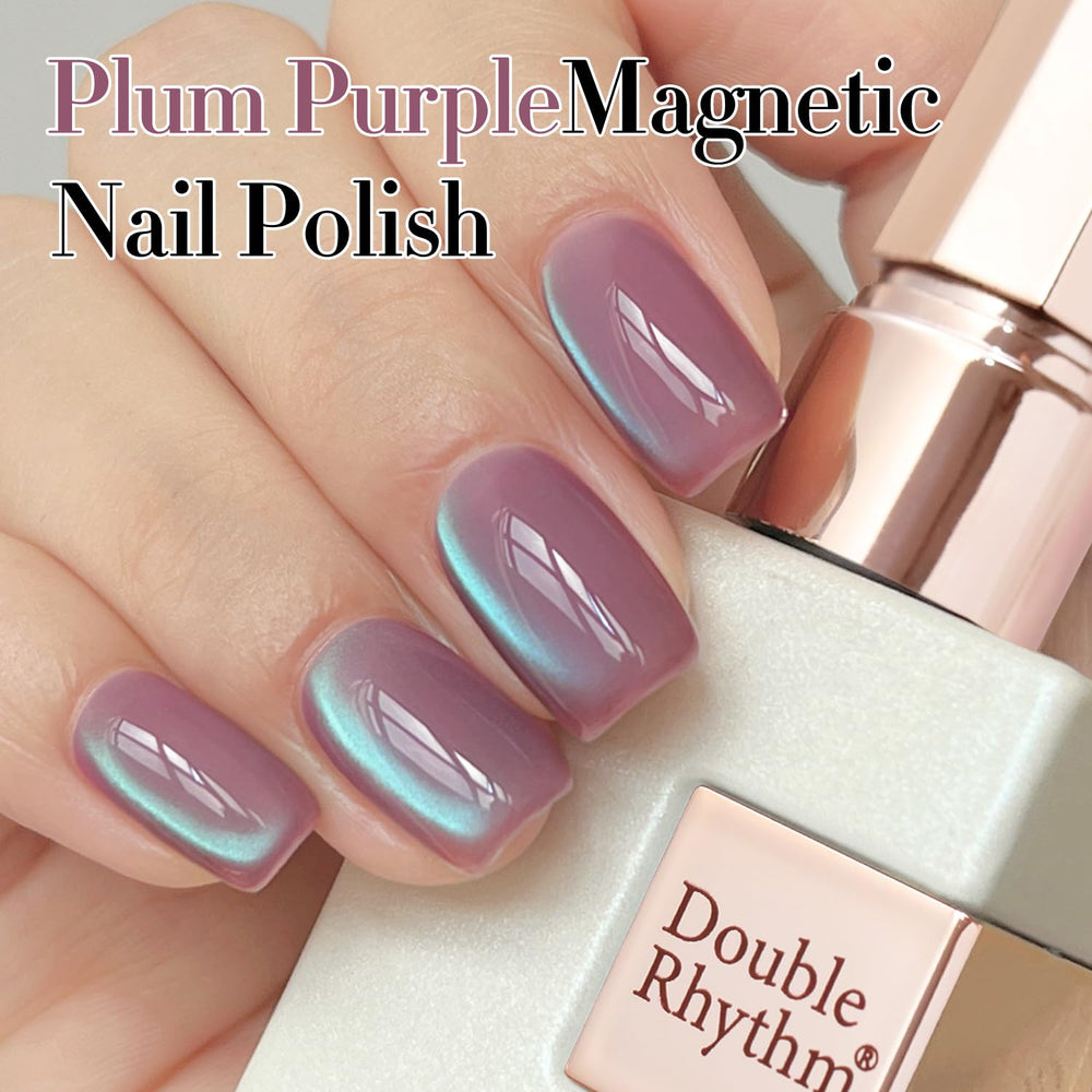 Double Rhythm tono rosa violeta para uñas elegantes.