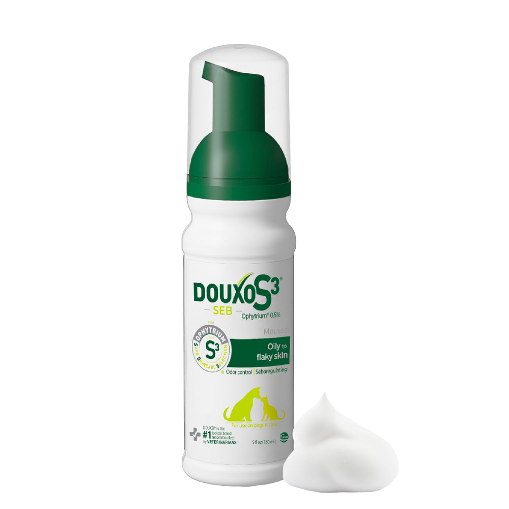 DOUXO S3 SEB Mousse bottle for easy application and oil balance