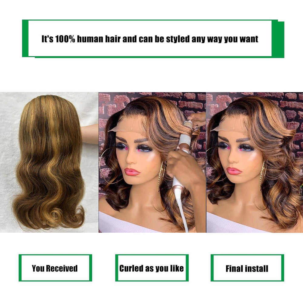 Douyin glueless lace-front wig with adjustable cap for quick, secure fit.