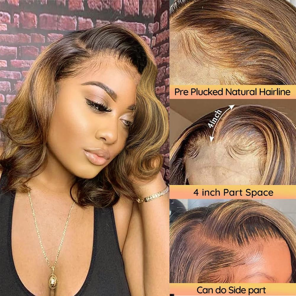 Douyin HD lace-front wig with 13x4 lace for seamless parting and natural styling.