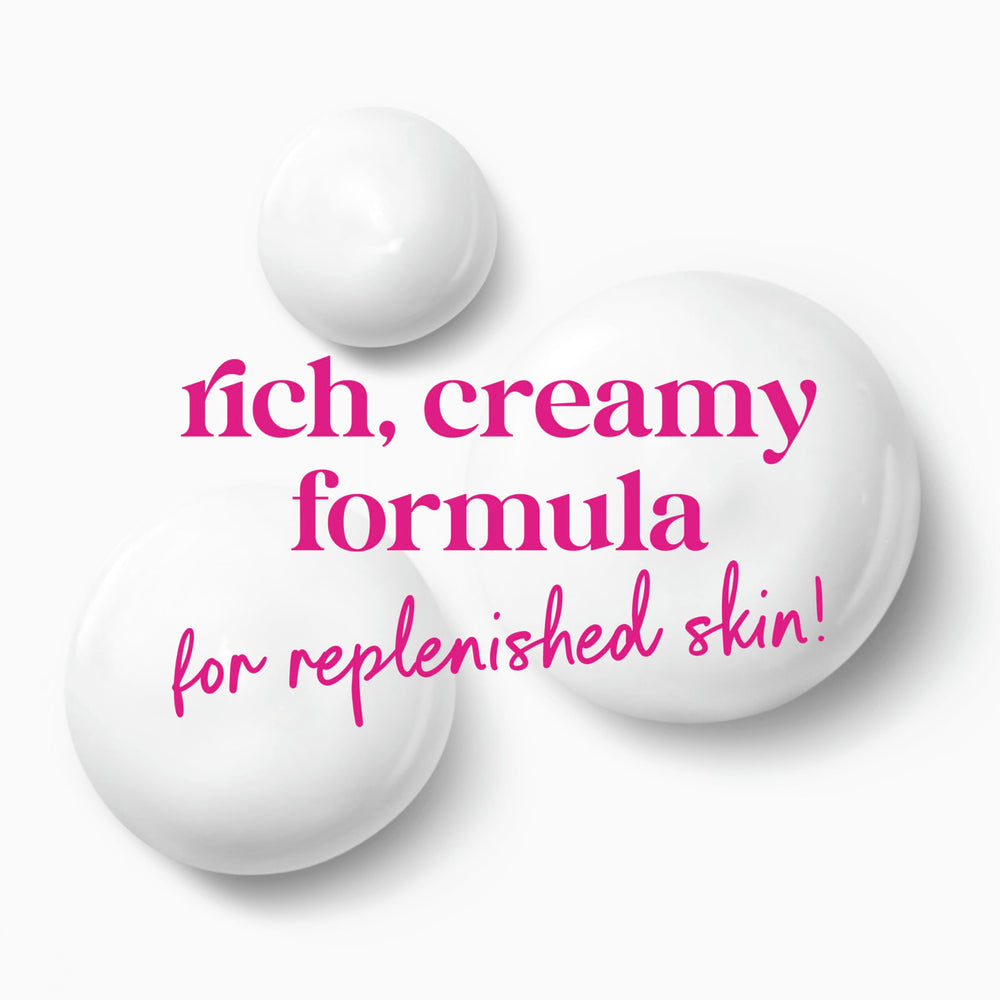 Close-up of skin with microdroplets from 24HR Renewing Micromoisture formula.