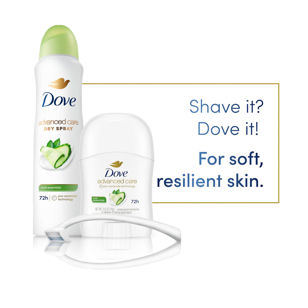 Packaging highlights 72-hour odor control claim for Dove Advanced Care.