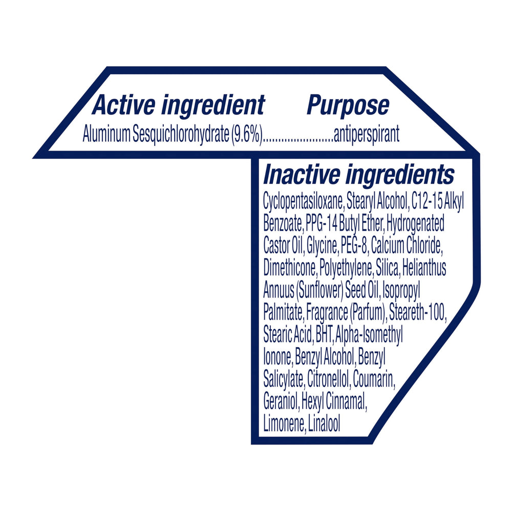 Dove Advanced Care application motion – easy glide on clean, dry skin.