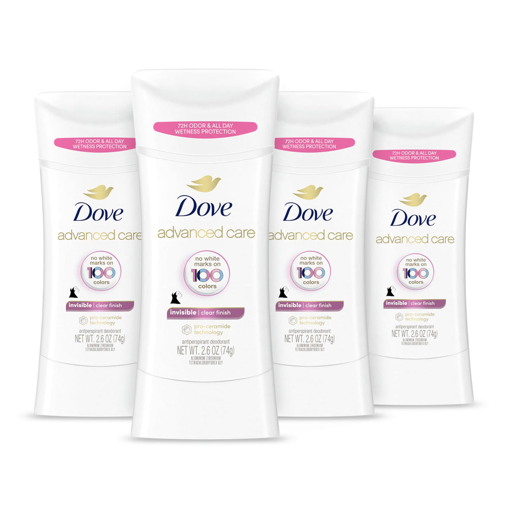 Dove Advanced Care Clear Finish Stick ready for daily invisible protection