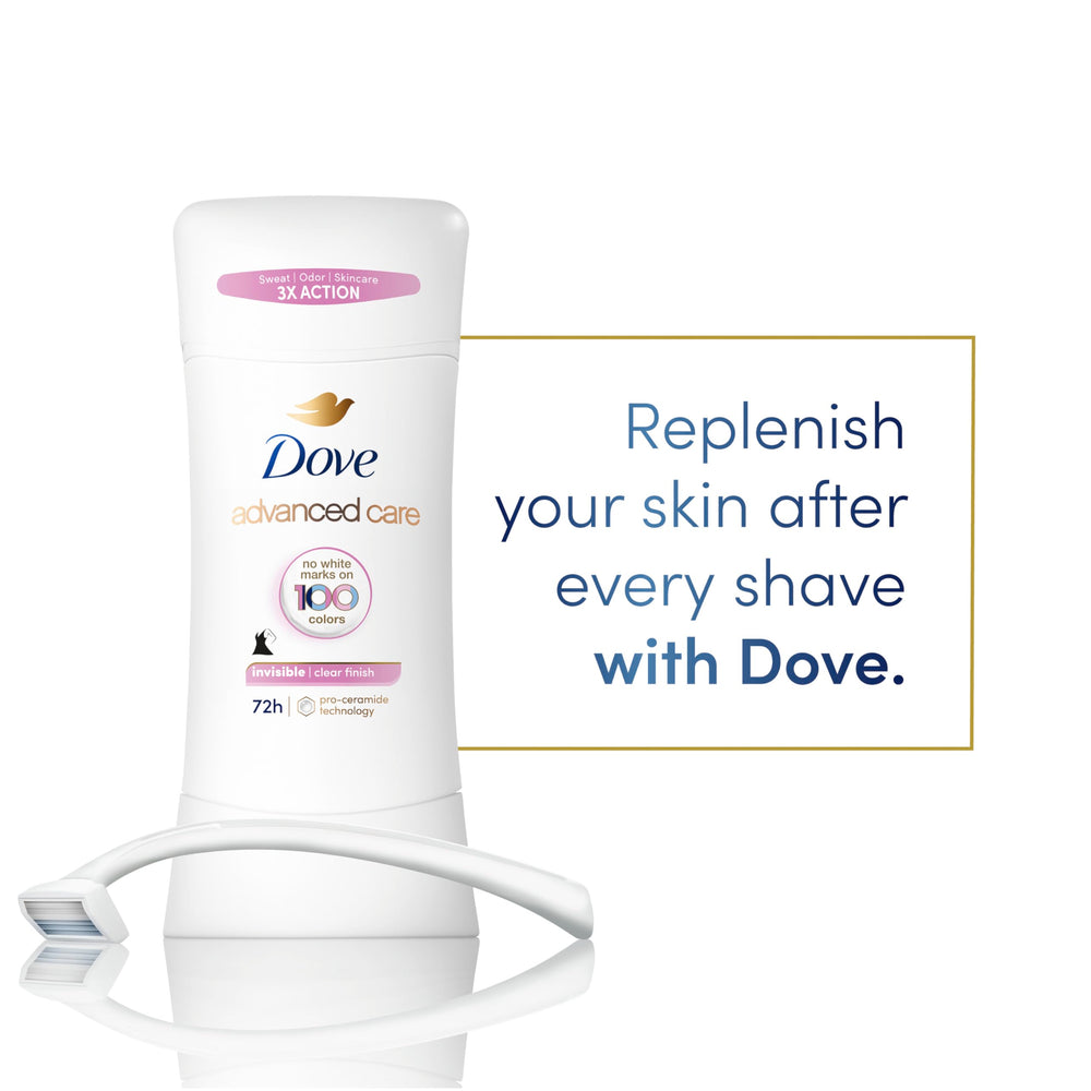 Dove Advanced Care fragrance notes pineapple, pear, and rose during wear.