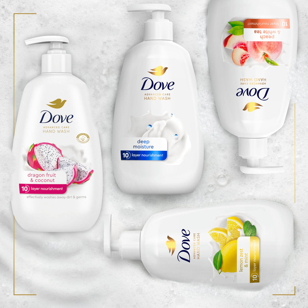 Pack de 4 Jabones Dove Advanced Care para familia y uso compartido.