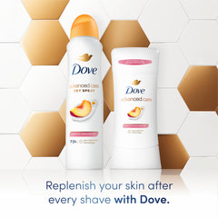 Dove Advanced Care with Pro Ceramide Technology boosting skin barrier ceramides.