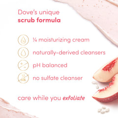 Dove Aplicación Masaje Circular: masaje suave para exfoliar durante la ducha