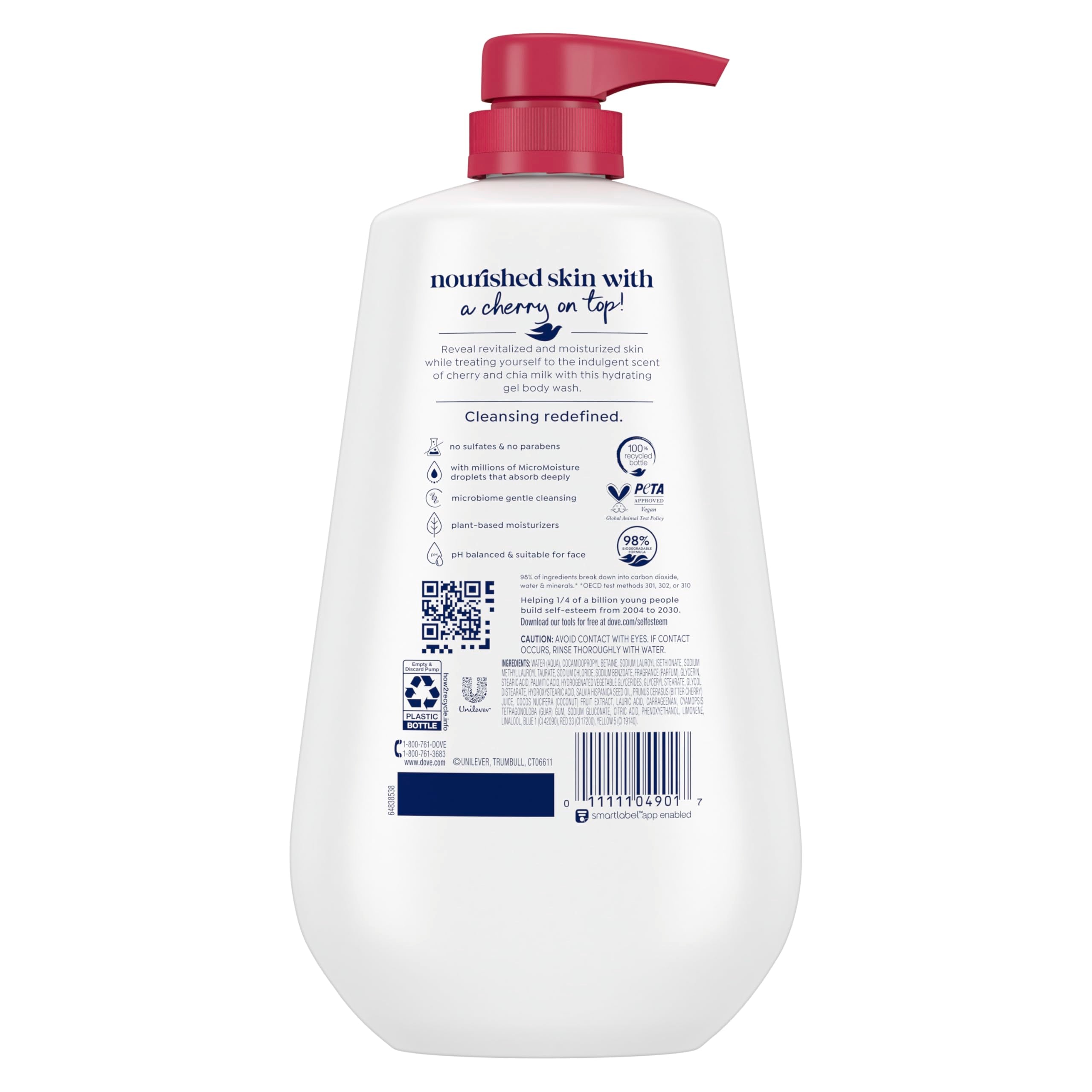 Dove dispensador en primer plano para uso diario.