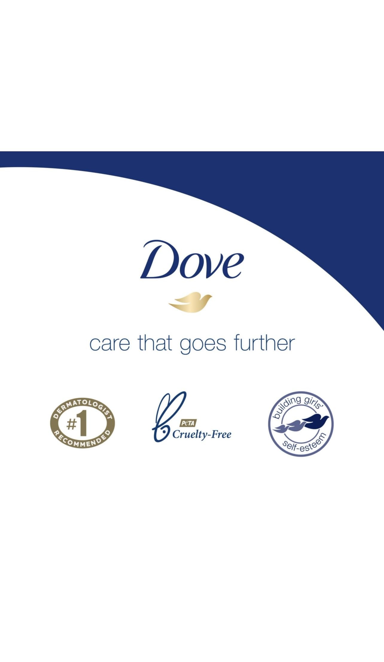 Dove moisturizing bars stacked suggesting value and convenience