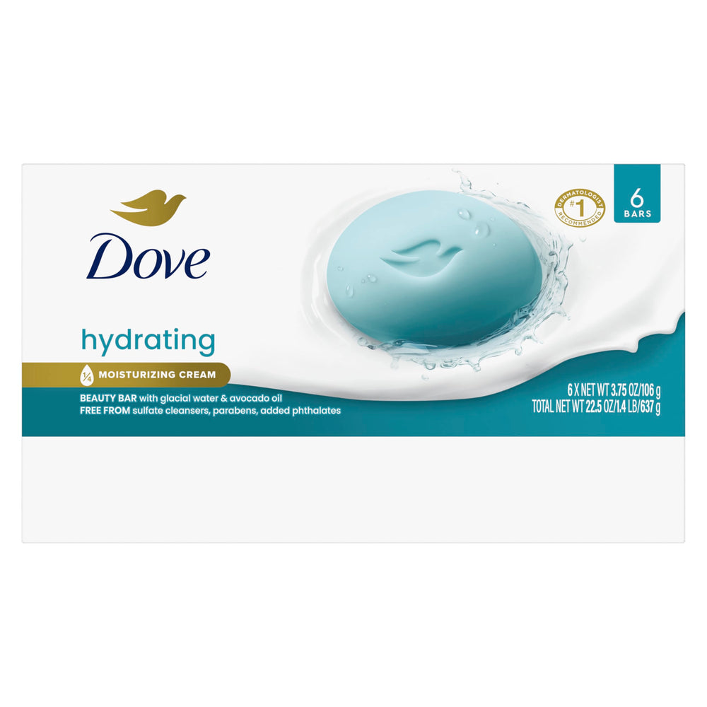 Dove Barra con aceite de aguacate para piel nutrida.