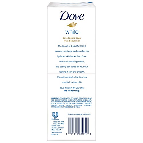 Dove Barra de Belleza Cuidado Diario: ayuda a mantener la piel suave tras el lavado.