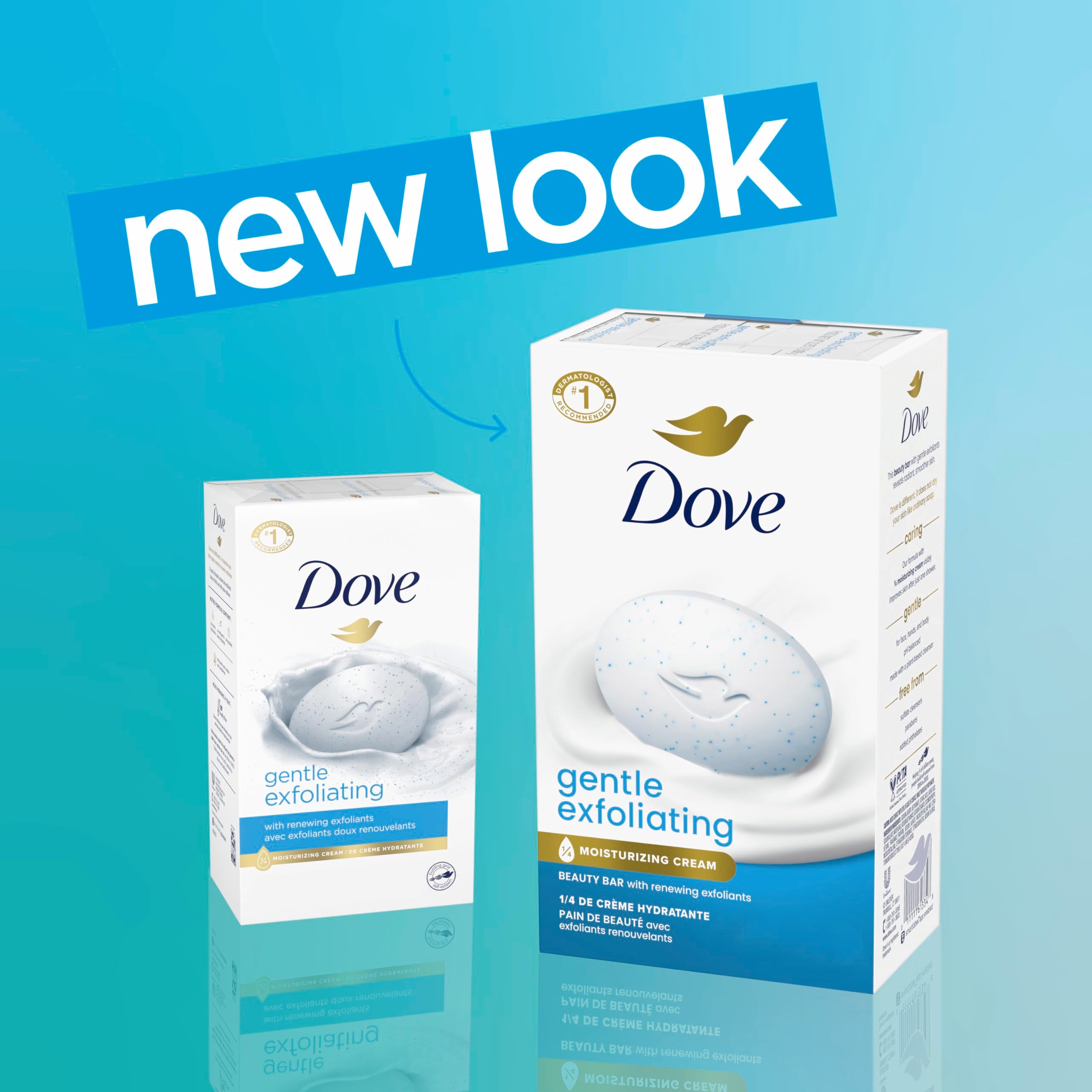 Dove Barra de Belleza para una piel lisa tras la ducha.