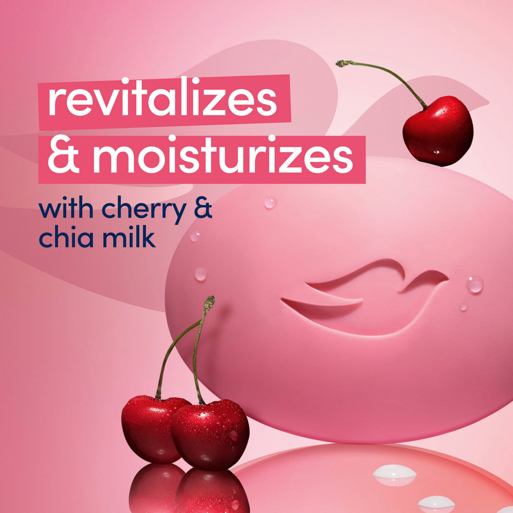 Dove Beauty Bar libre de sulfatos y adecuado para piel sensible.