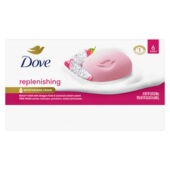 Dove Barra Espuma de limpieza suave: limpieza diaria para rostro, manos y cuerpo sin resecar.