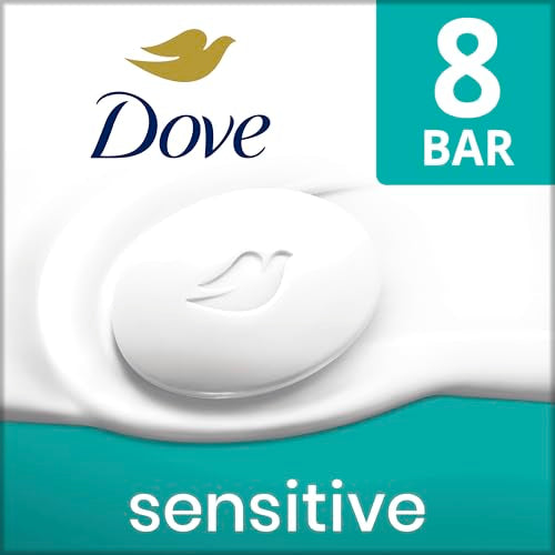 Dove Beauty Bar Sensitive, empaque simple y práctico para uso diario