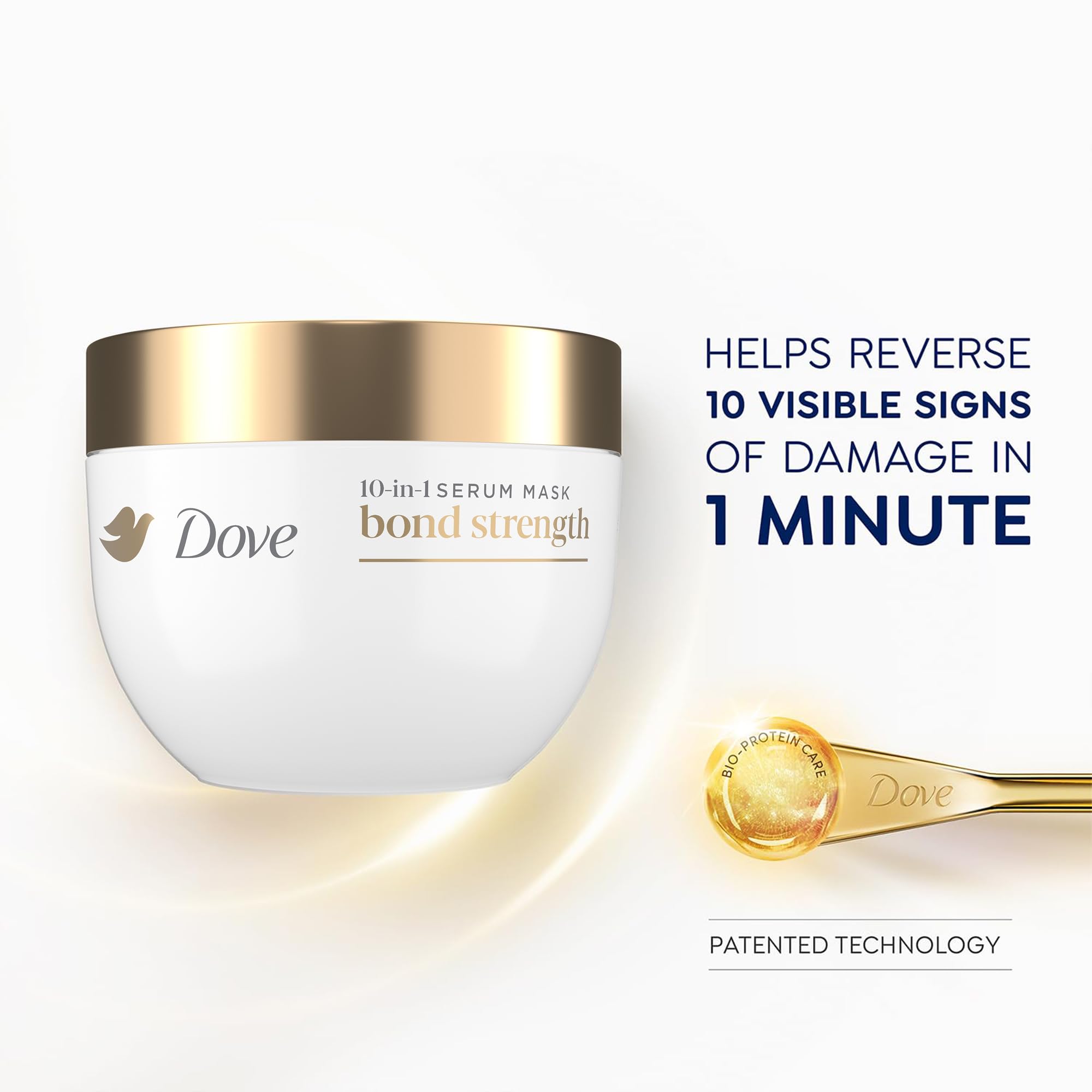 Dove bathroom scene with shampoo and conditioner on vanity.