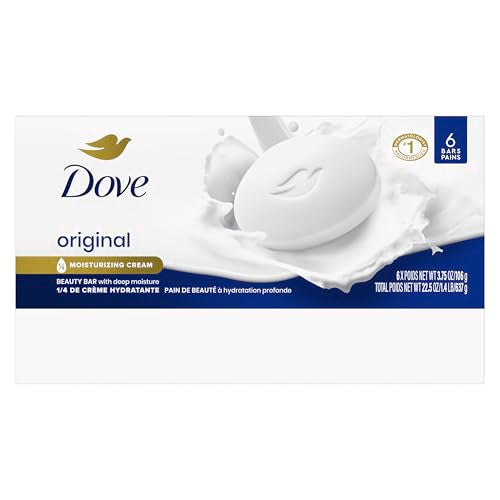 Dove Beauty Bar Original para manos, limpieza diaria sin resecar.