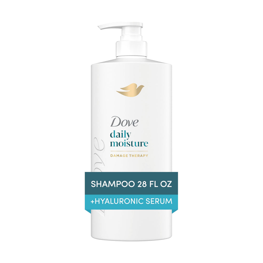 Dove Bio-Proteína en embalaje sugiere fortalecimiento y regeneración del cabello.